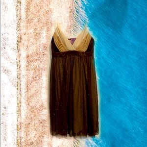 Vintage baby doll shimmery dress